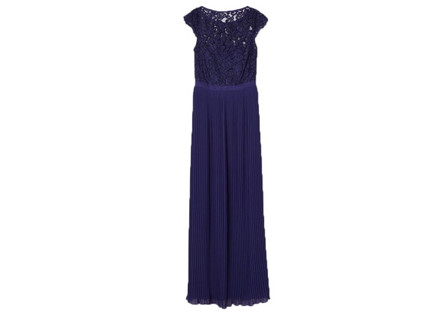 Długa sukienka plisowana, H&M, cena ok. 299,00 zł