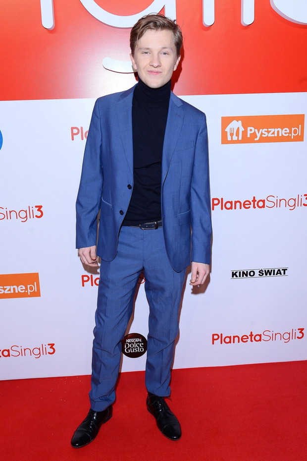 Jakub Józefowicz na premierze filmu „Planeta singli 3”