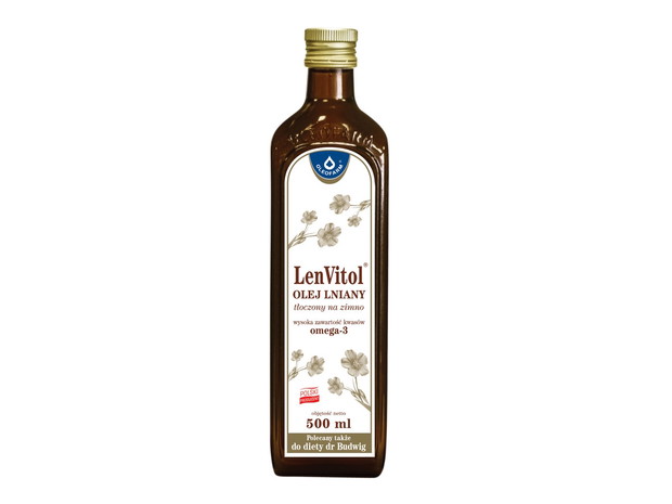 Olej lniany, LenVitol - 500ml, cena ok. 28 zł