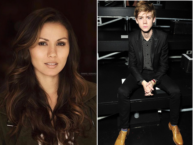 Olivia Olson i Thomas Brodie-Sangford