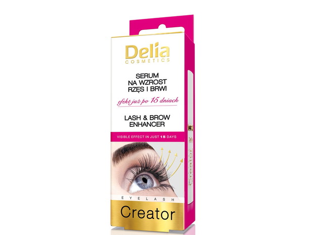 Serum na wzrost rzęs i brwi Creator, Delia Cosmetics, cena ok.16 zł