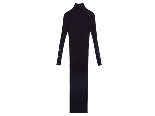 Długa sukienka w prążki, Zara, cena ok. 99,90 zł