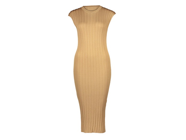 Dopasowana sukienka w kolorze nude, New Yorker, cena ok. 89,95 zł