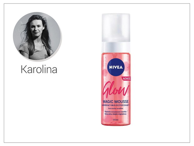 Mus oczyszczający z olejkiem migdalowym Nivea Glow, cena, ok. 19,99 zł