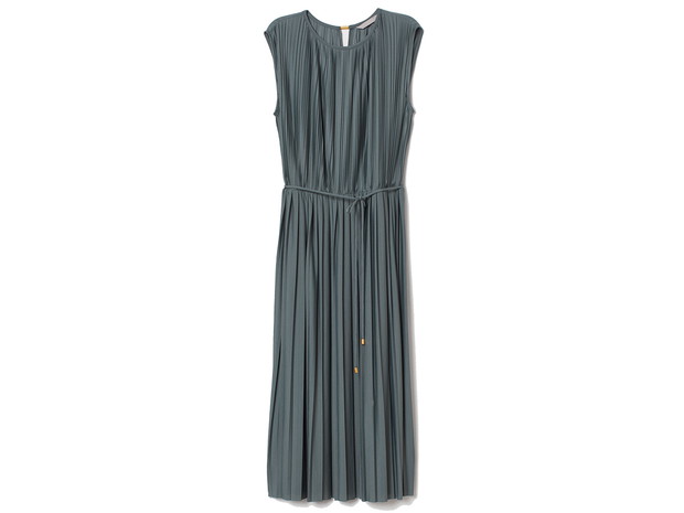 Niebieska sukienka H&M, cena, ok. 139,99 zł