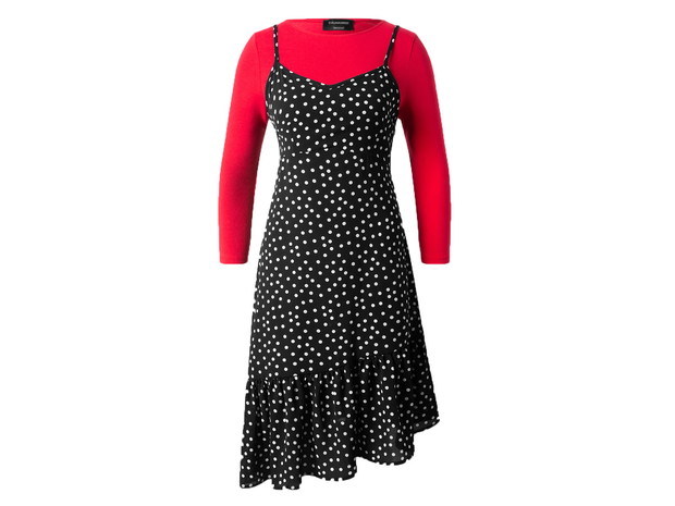 Sukienka w grochy C&A, cena ok. 45,90 zł