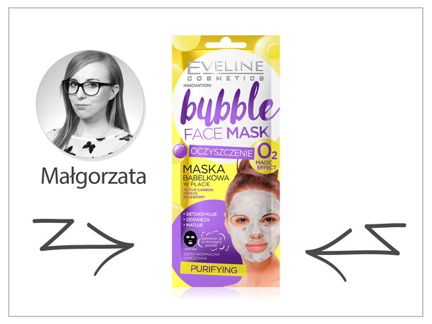 Buble FaceMask od Eveline, cena ok. 8,99 zł