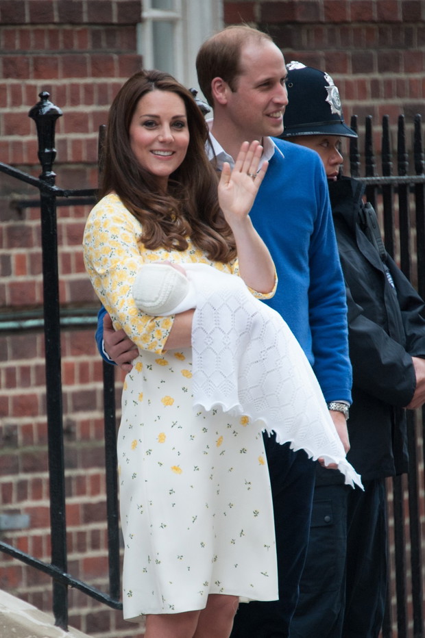 Birth Of Royal Baby Princess, St Marys Hospital, London