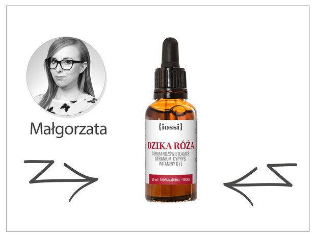 IOSSI Dzika Róża. Serum rozświetlające, cena ok. 89 zł