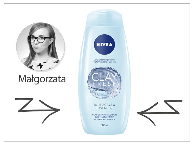 Blue Agave & Lavender Żel Pod Prysznic z Glinką od NIVEA, cena ok. 16,/0/500 ml
