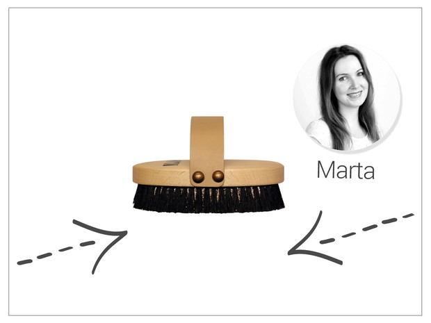 Jonizująca szczotka do masażu ciała Klapp Ionic Brush, cena: 279 zł
