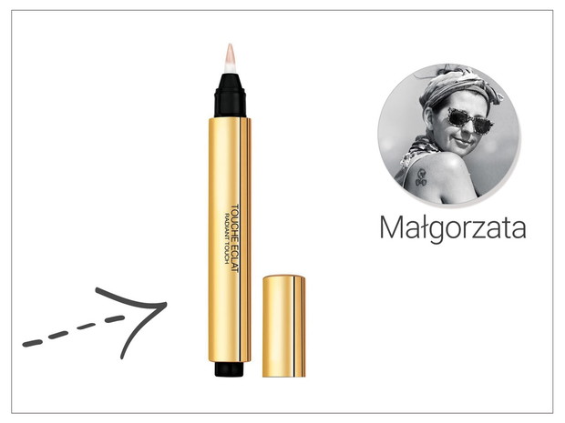 Korektor pod oczy, Yves Saint Laurent, Touche Éclat YSL, cena ok. 160 zł