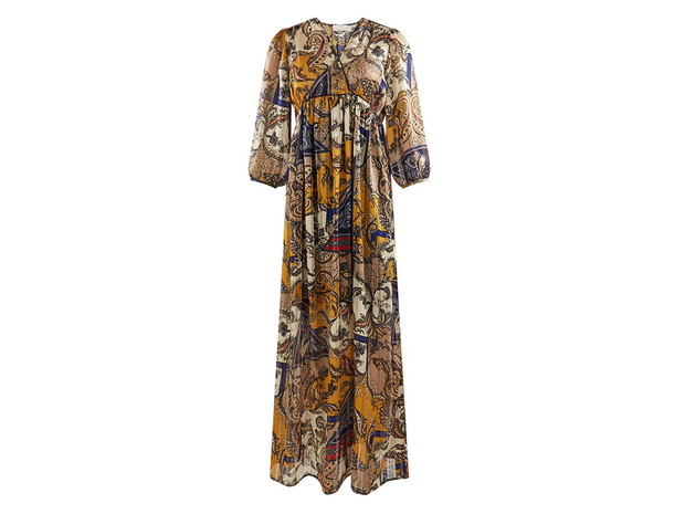 Sukienka maxi we wzory, Promod, cena ok. 299,99 zł