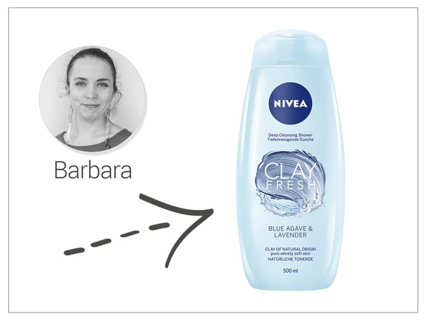 Żel pod prysznic z glinką, Nivea, cena: 16,30 zł