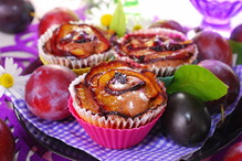 muffiny ze śliwkami