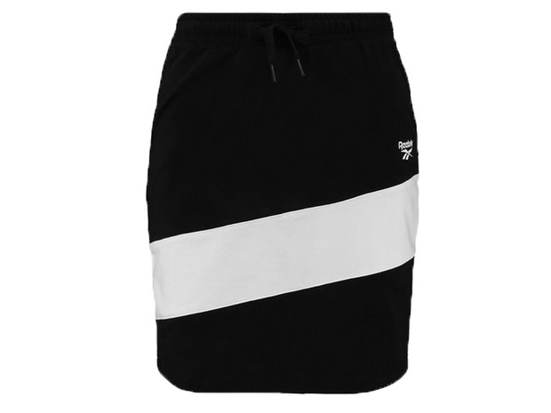 Biało-czarna spódnica dresowa Reebok/zalando.pl, cena ok. 139,00 zł