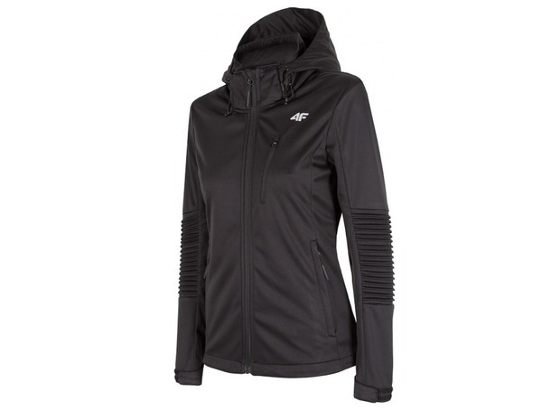 Czarna kurtka softshell, 4F, cena ok. 199,99 zł