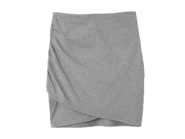 Drapowana spódnica dresowa, H&M, cena ok. 39,99 zł