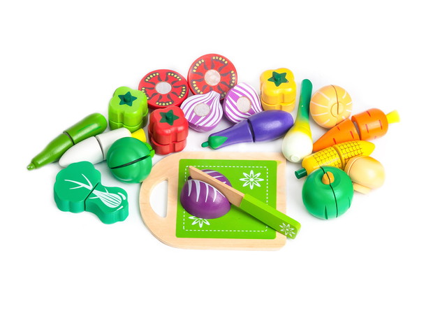Drewniane warzywa Eco Toys, cena 79,90 zł