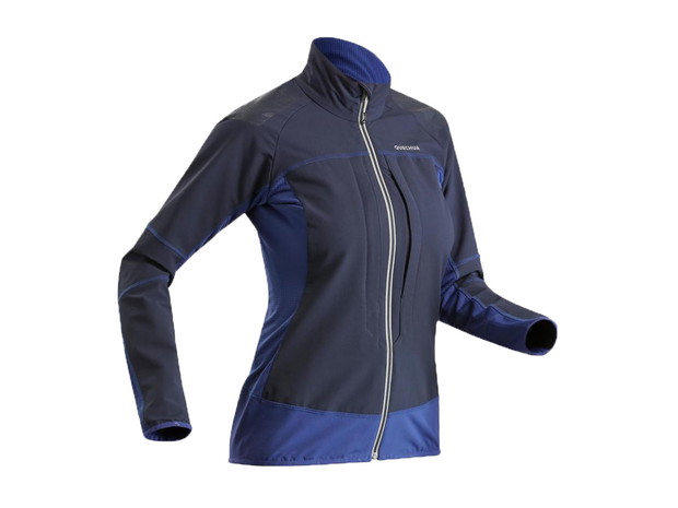 Granatowy softshell, Quechua/Decathlon, cena ok. 199,99 zł