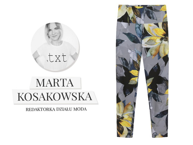Legginsy w kwiatowy deseń, Oysho, cena ok. 149,00 zł
