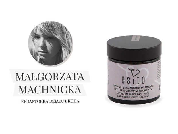 Liftingująca maseczka do twarzy z winem lodowym, Esito, cena 89 zł