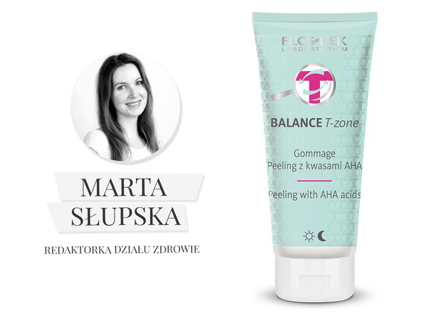 Peeling z kwasami A-HA Balance T-zone, Floslek, cena 30 zł