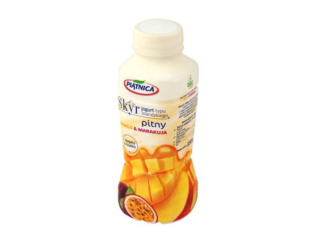Piątnica, skyr pitny mango & marakuja, cena ok. 3zł