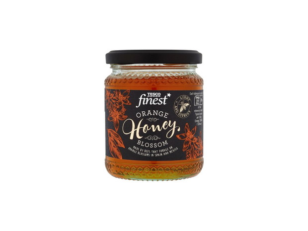 Tesco finest, miód orange blossom, cena ok. 15 zł
