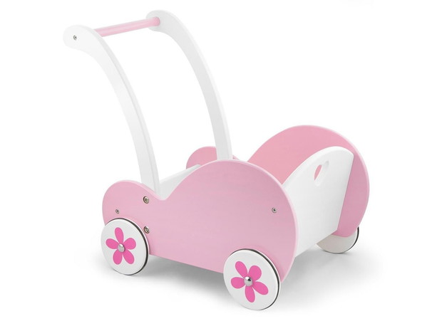 Wózek drewniany dla lalek Viga Toys, cena 119 zł