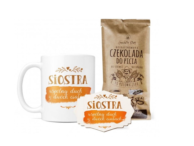 Zestaw upominkowy dla siostry, spodlady.com, cena 49 zł