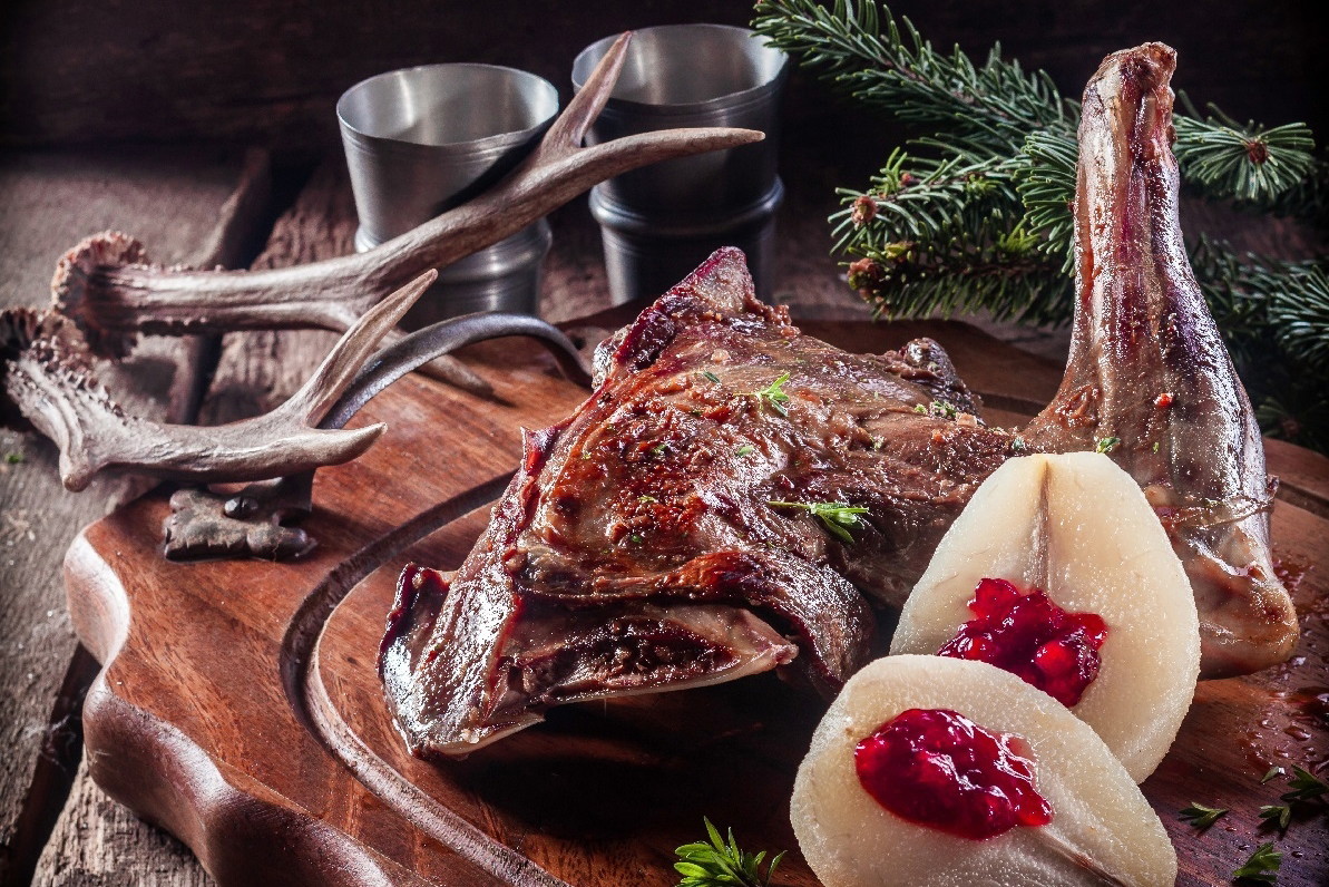 Gruszki z grilla z żurawiną