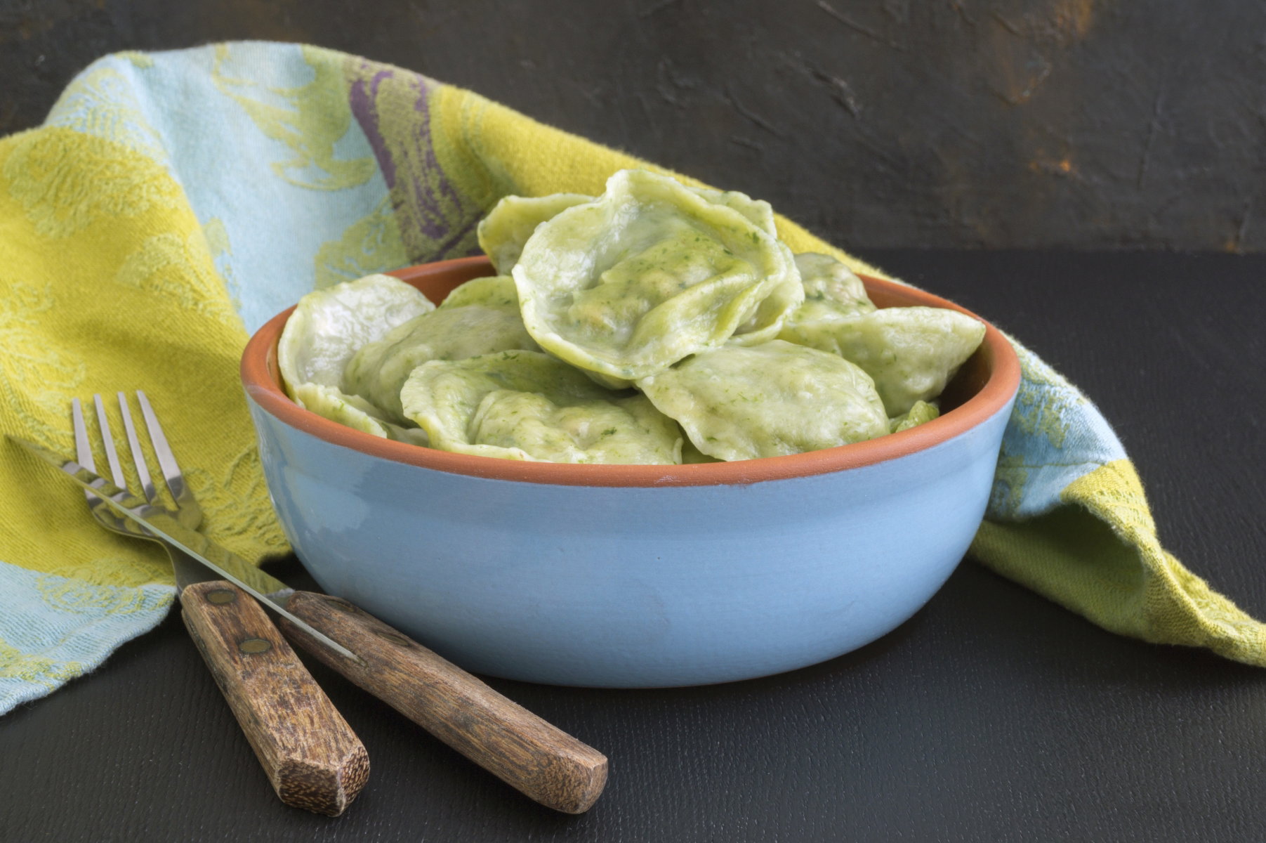 Zielone pierogi