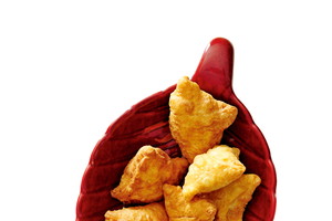 Pierogi indyjskie z ciasta jogurtowego z warzywami