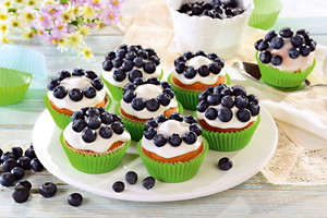 Muffinki jagodowe