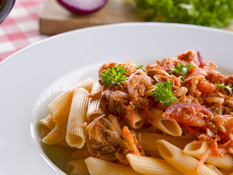 penne al tonno przepis, przepis na penne al tonno