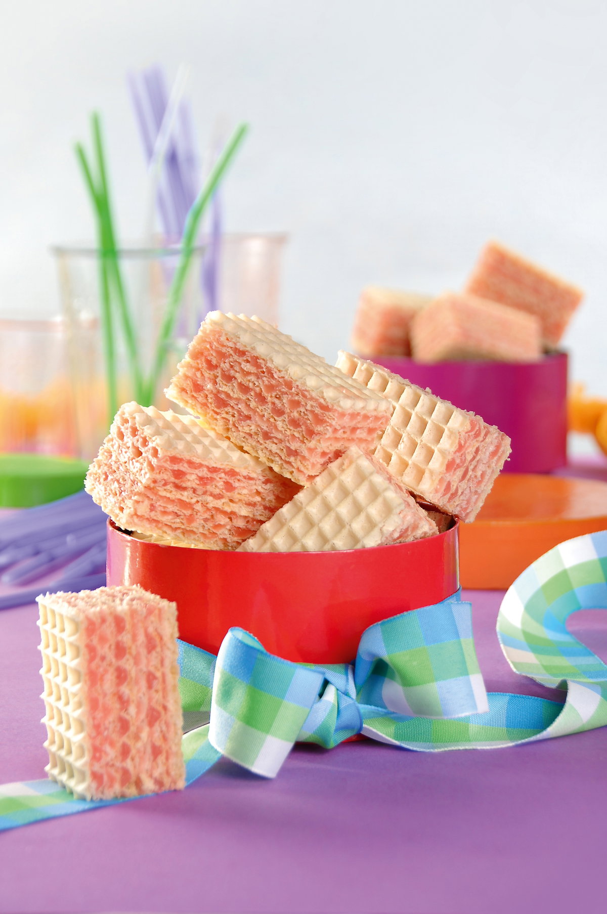 Wafelki z galaretką