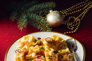 Pierogi z kapustą i grzybami