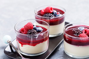 Pudding ryżowy gotowany na parze
