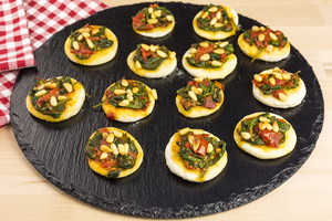 Pizzerinki ze szpinakiem