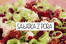sałatka z pora