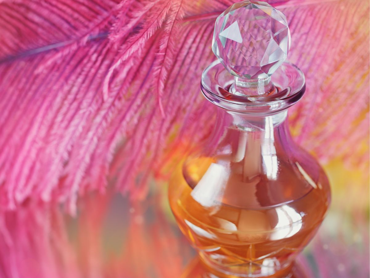 perfumy z fiołkiem i drzewem sandałowym