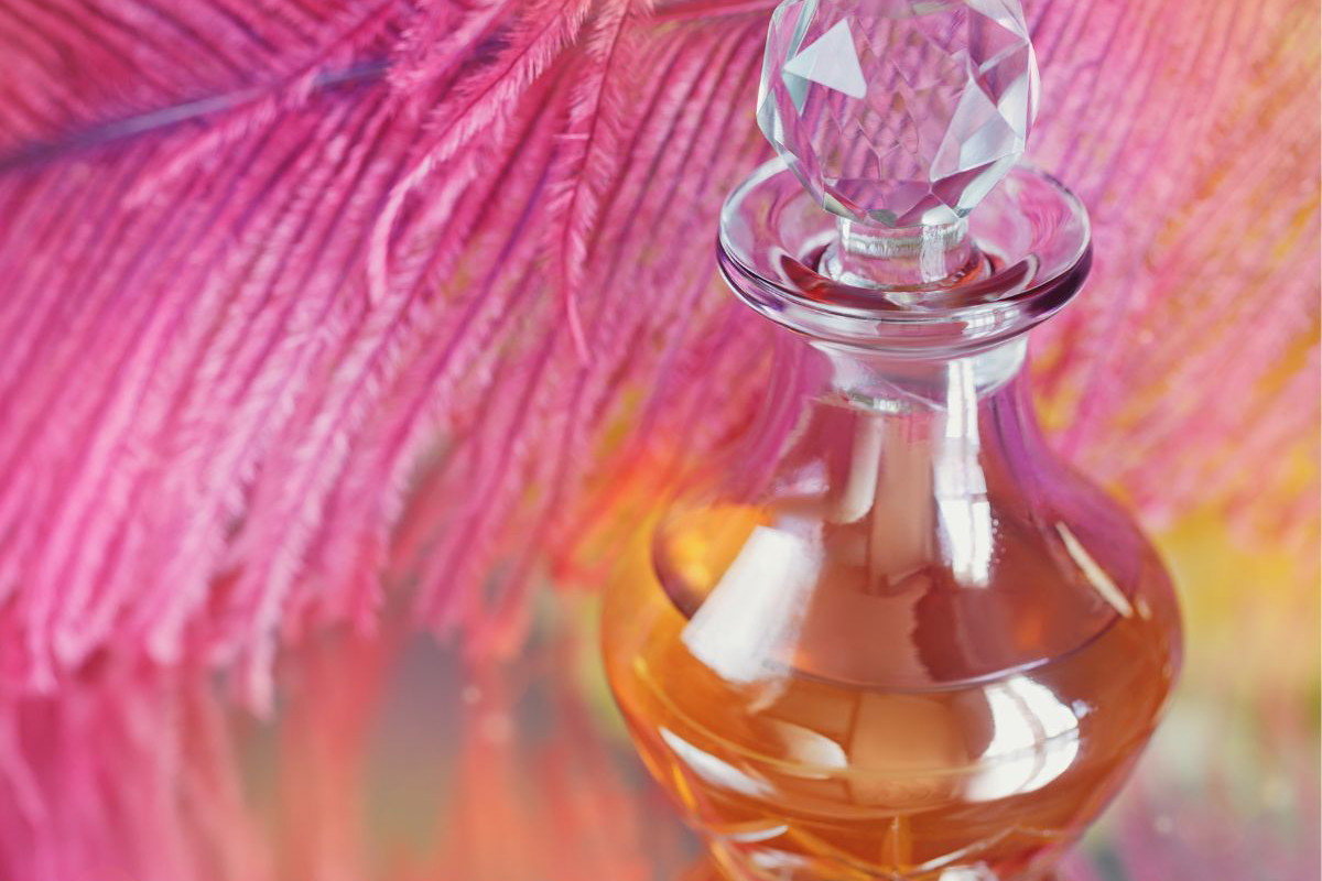 perfumy z fiołkiem i drzewem sandałowym