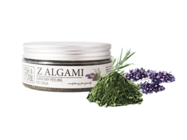 lawendowy peeling do ciała fresh & natural