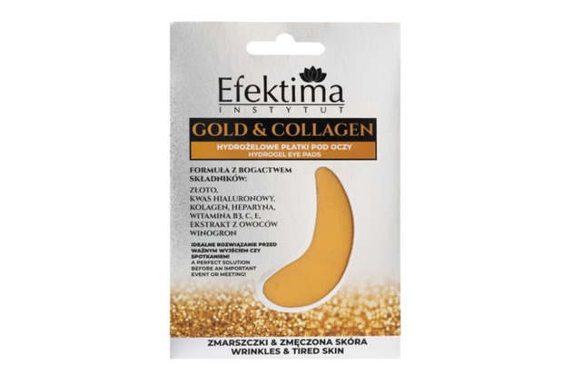 płatki pod oczy z kolagenem Efektima Gold & Collagen