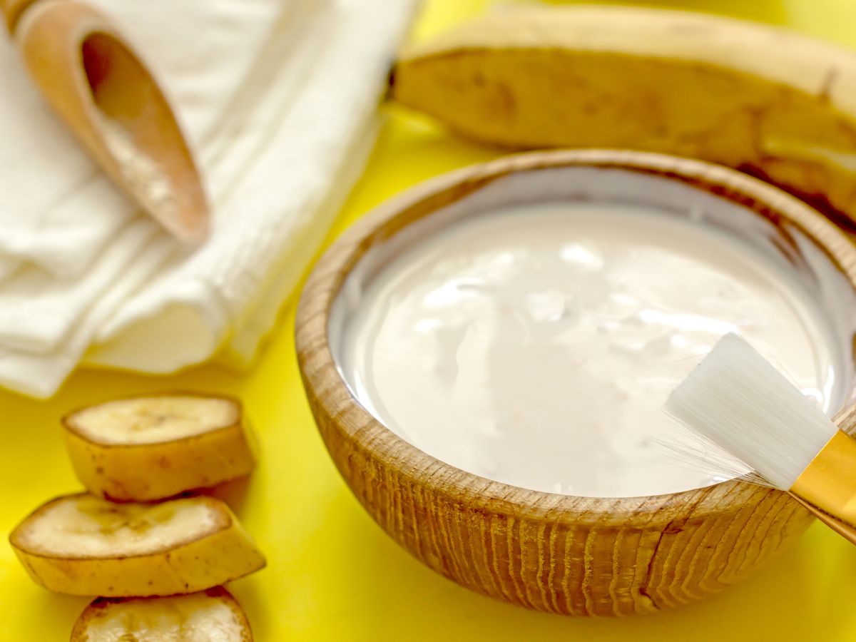 Maseczka z banana na zmarszczki