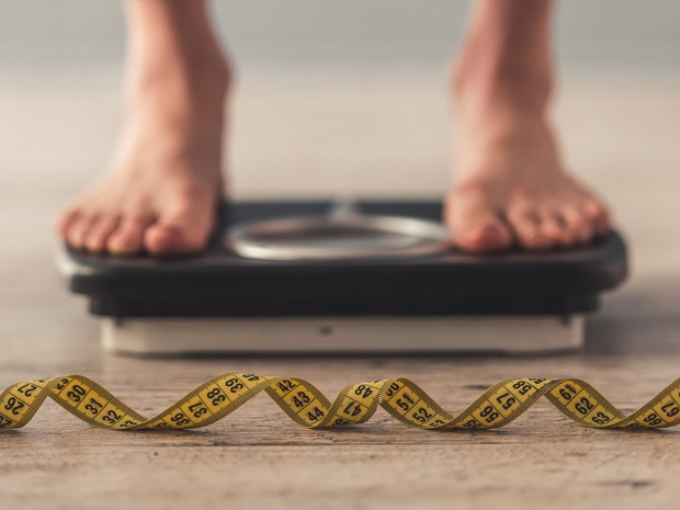 Girl and weight loss