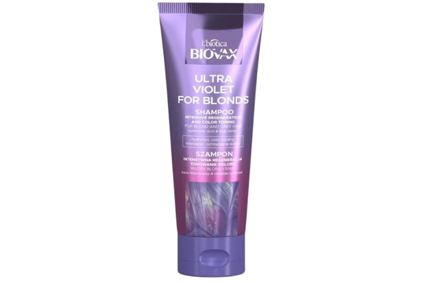 szampon rozjaśniający włosy L'biotica Biovax Ultra Violet for Blonds