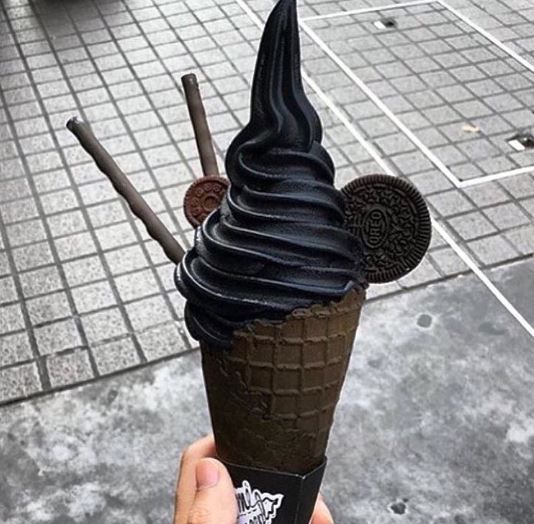 czarne lody