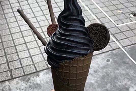 czarne lody